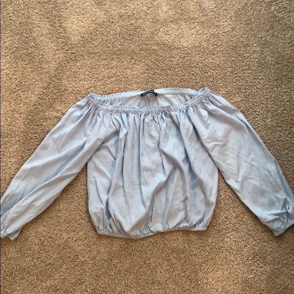 Brandy Melville off the shoulder long sleeve - Picture 1 of 2